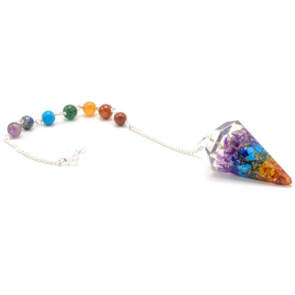 Pendule Orgonite Chakra – Symbole Chakra