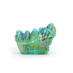Cluster de Quartz Aura – Vert Flame