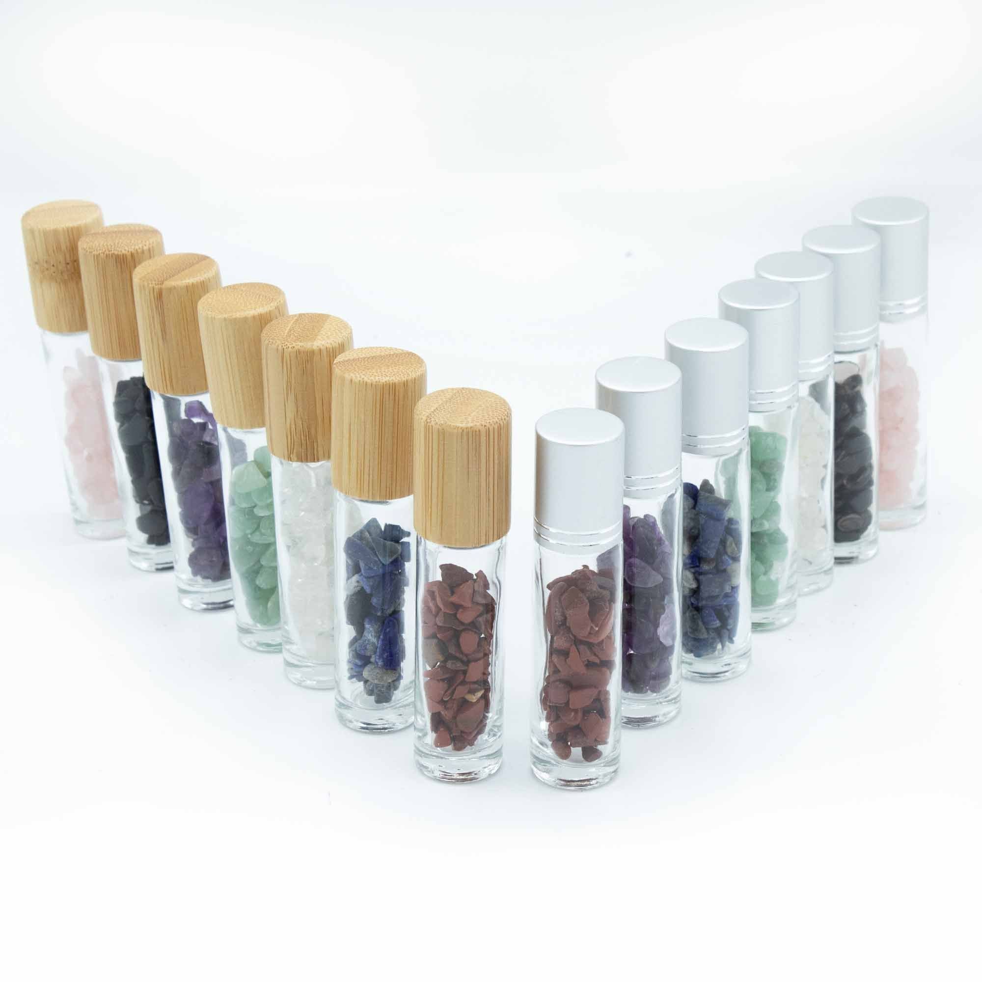 Roller Aromathérapie – Bille en Cristal de Roche Naturel