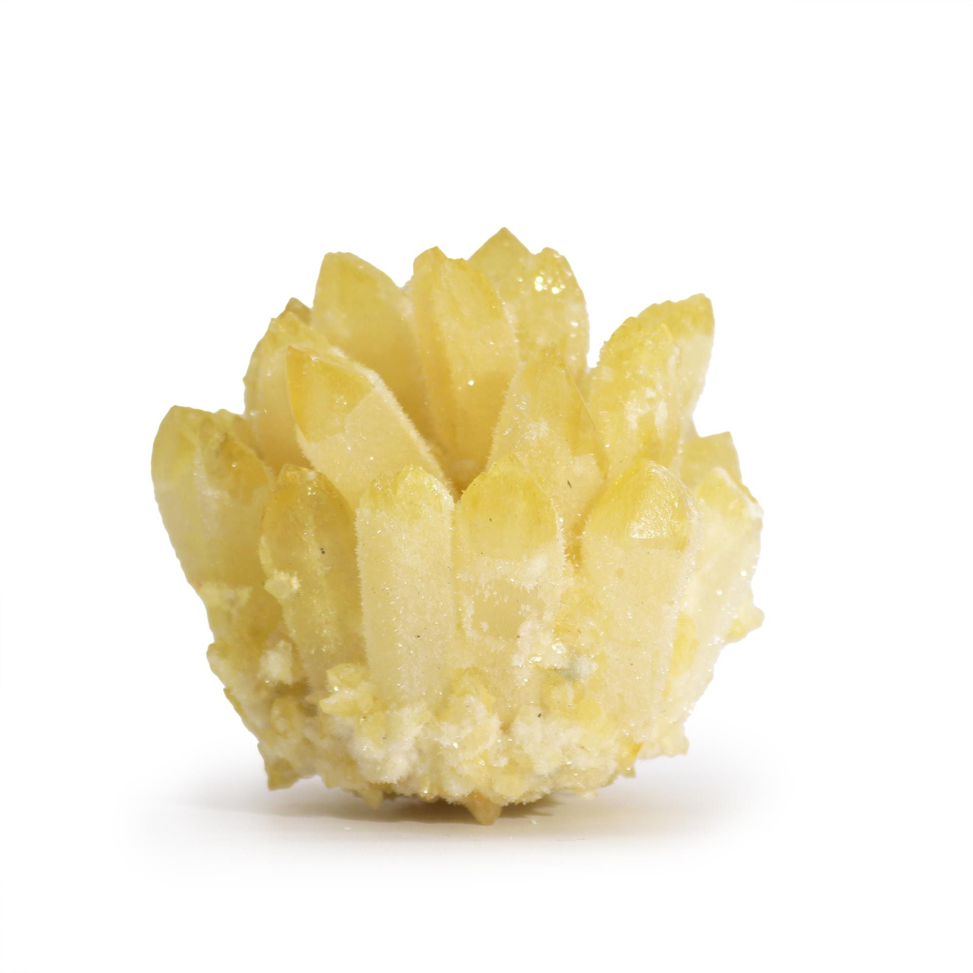 Cluster de Quartz Naturel – Quartz Doré Fantôme