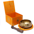 Coffret Bol Tibétain – Cinq Bouddhas – 10 cm