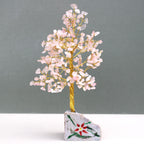 Arbre de Gemmes Indien – Quartz Rose – 320 Pierres