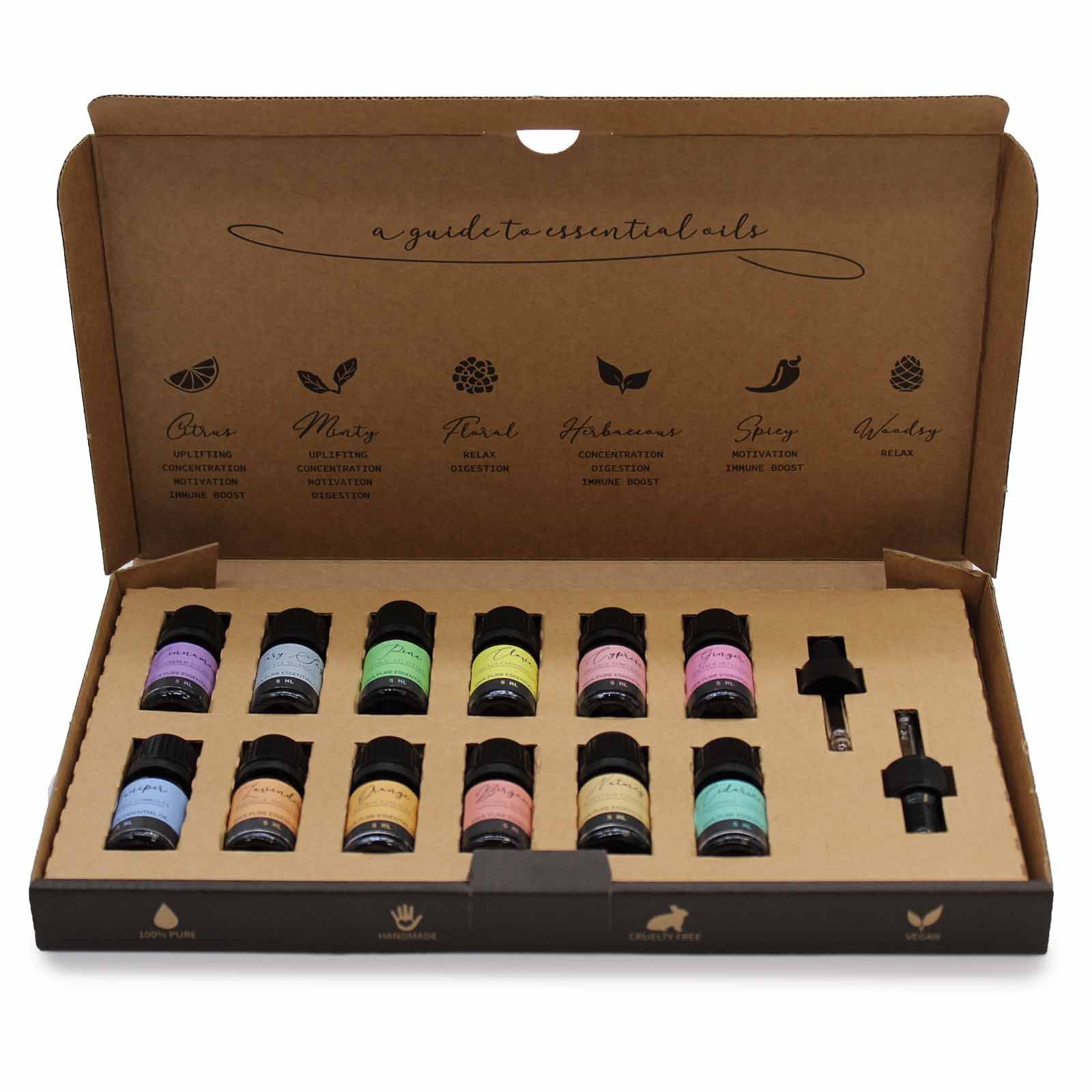 Coffret d’Huiles Essentielles – Automne Enchanté – 12 x 5 ml