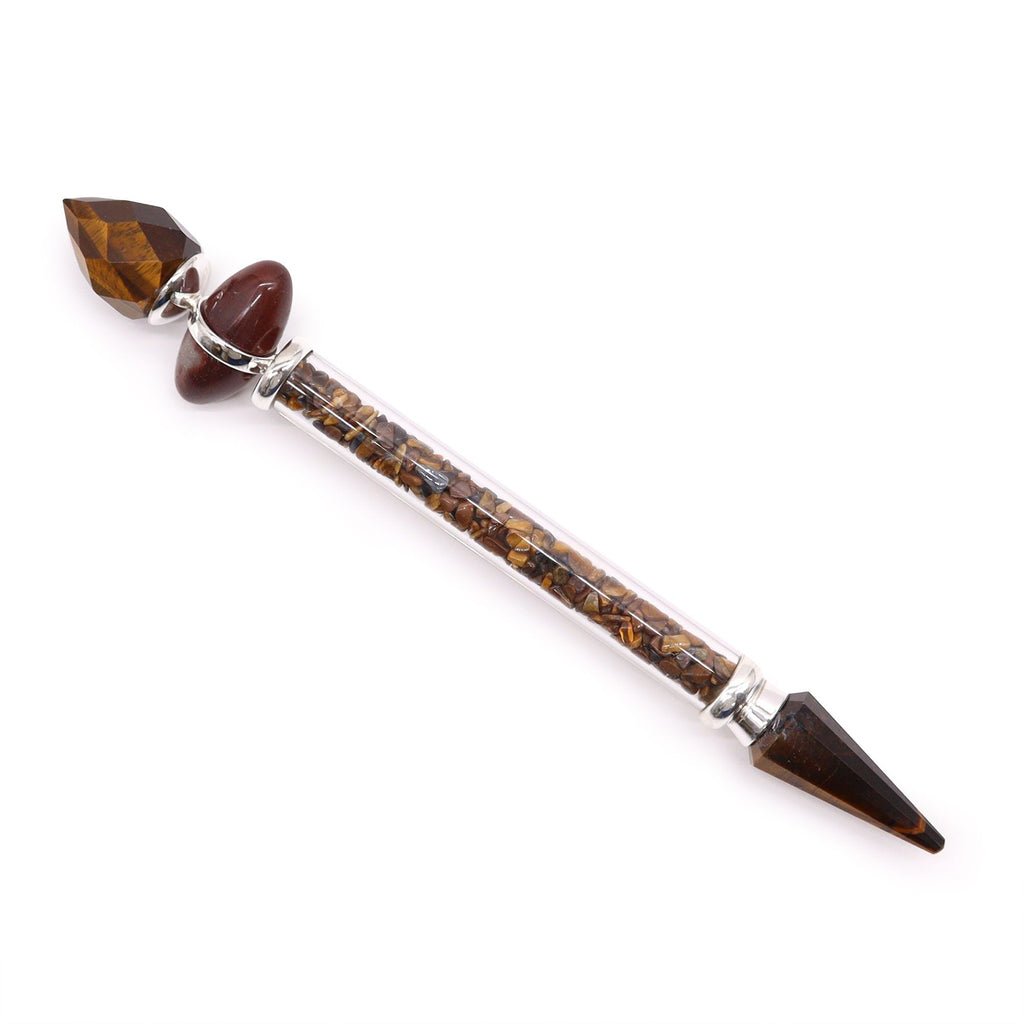Baguette Magique Shiva Lingam – Œil de Tigre – Confiance