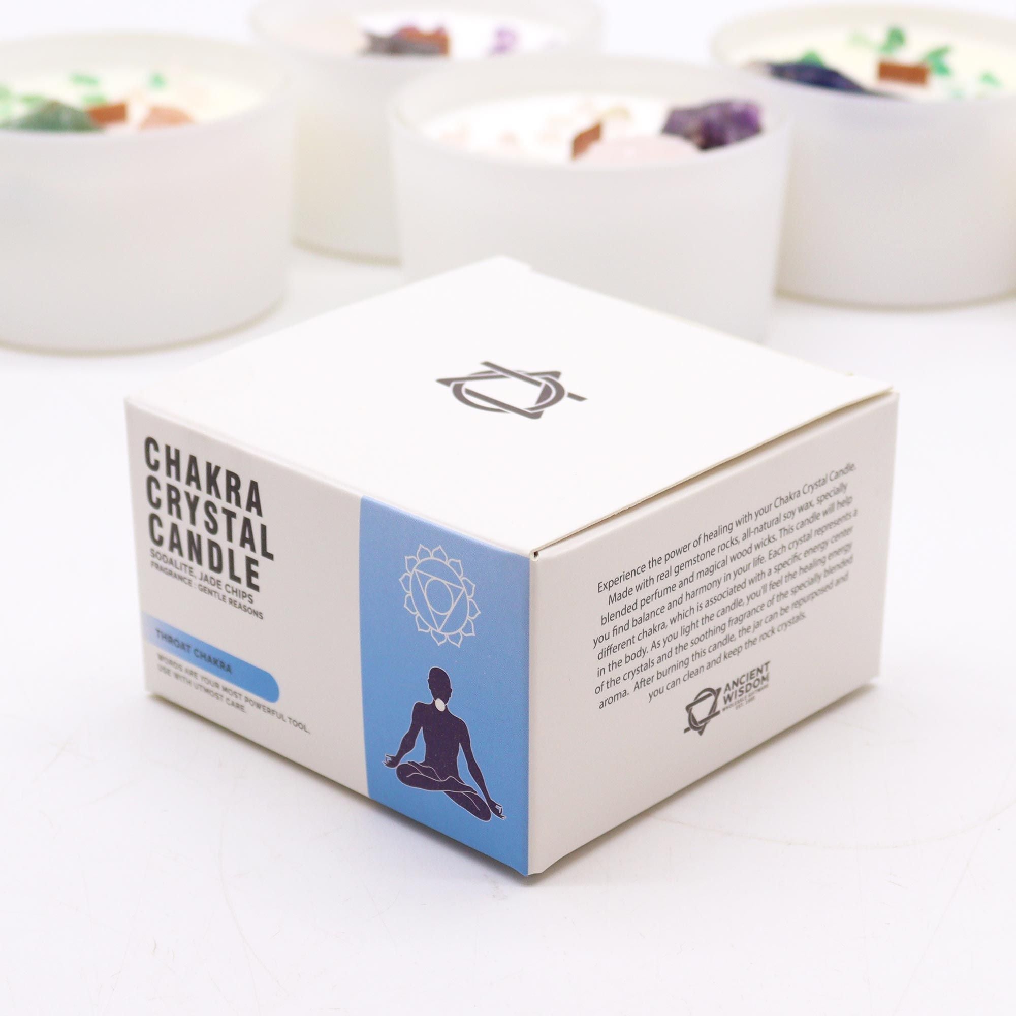 Bougie Cristal – Chakra Gorge