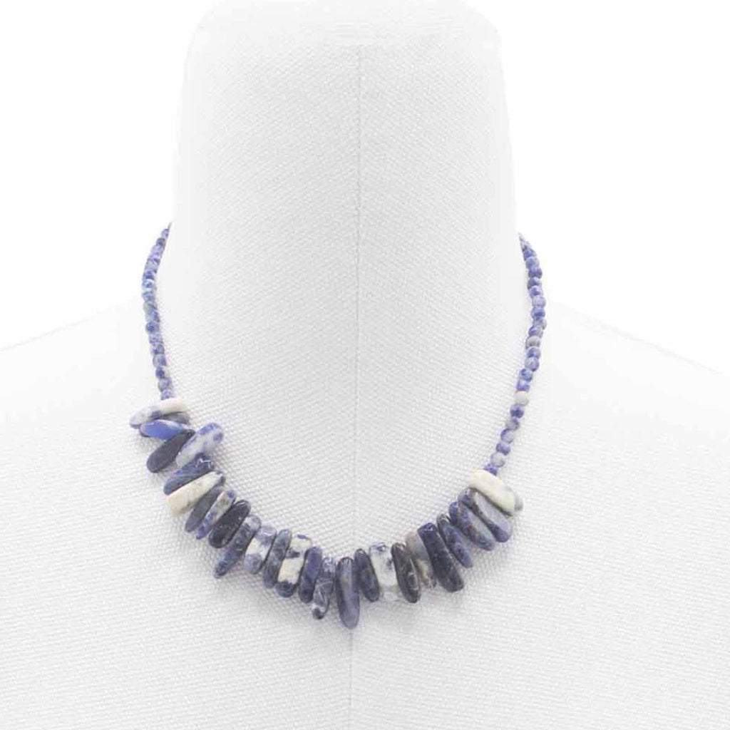 Collier Longstone Gem – Sodalite