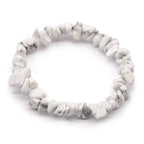 Bracelet Chipstone – Jaspe Blanc – Éclats Bruts