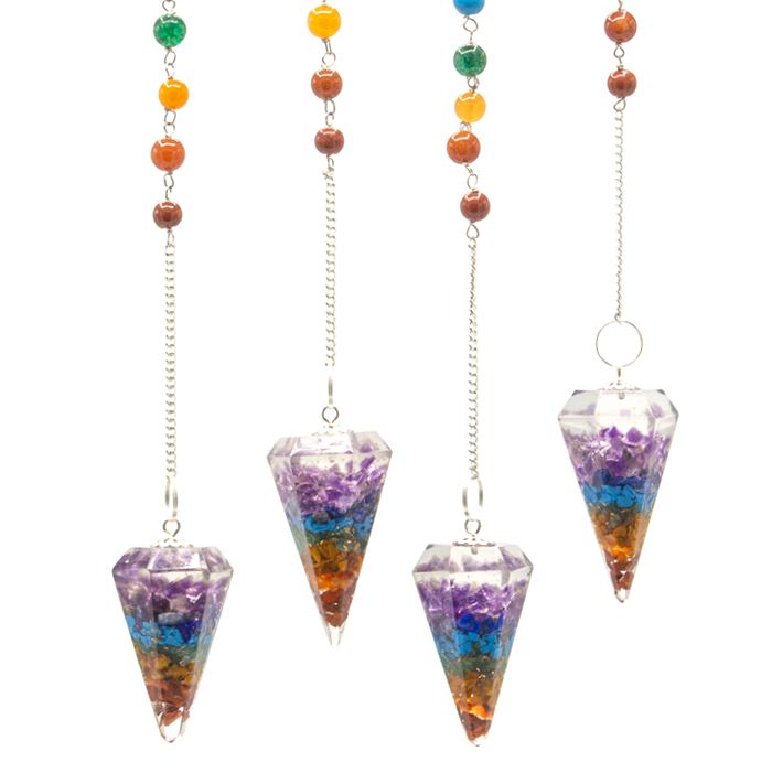 Pendule Orgonite Chakra – Symbole Chakra