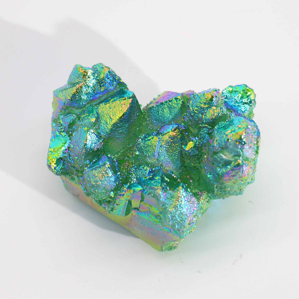 Cluster de Quartz Aura – Vert Flame