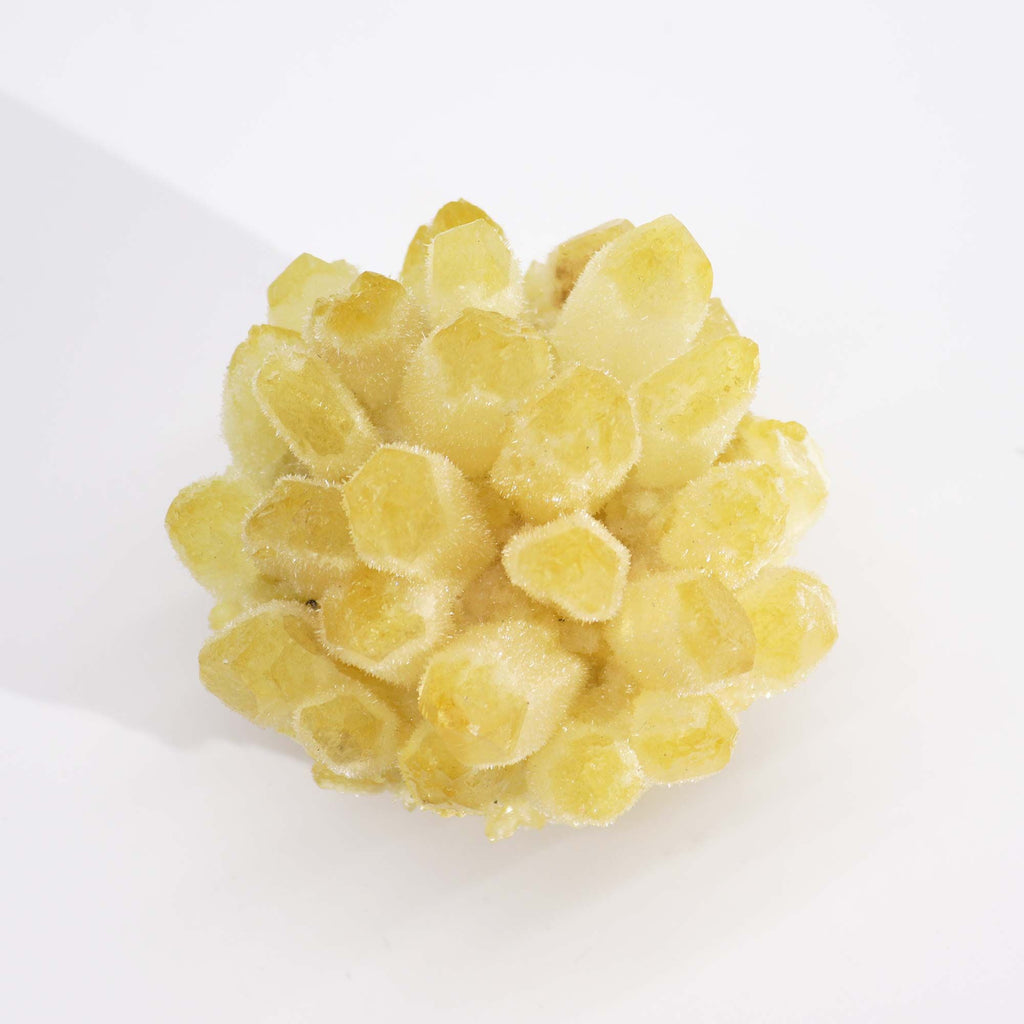 Cluster de Quartz Naturel – Quartz Doré Fantôme