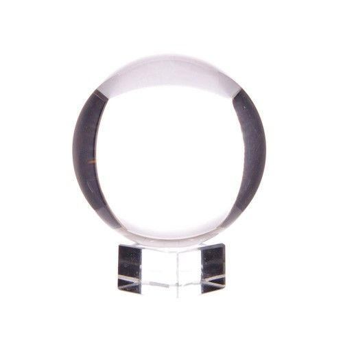 Boule de Cristal sur Support – Quartz Clair – 50 mm