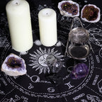 Tapis d'Autel Frangé – Horoscope (Zodiaque)