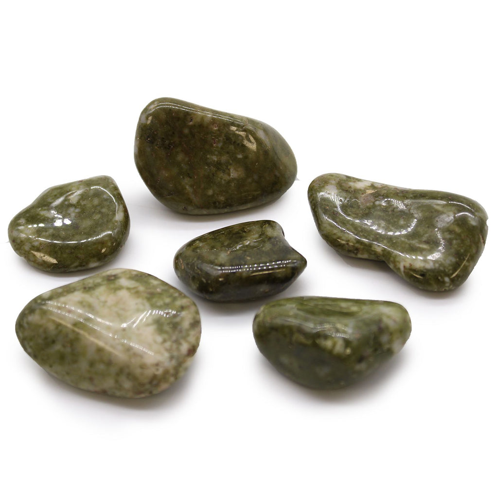 Lot de 6 Grosses Pierres Roulées – Améthyste (Afrique)