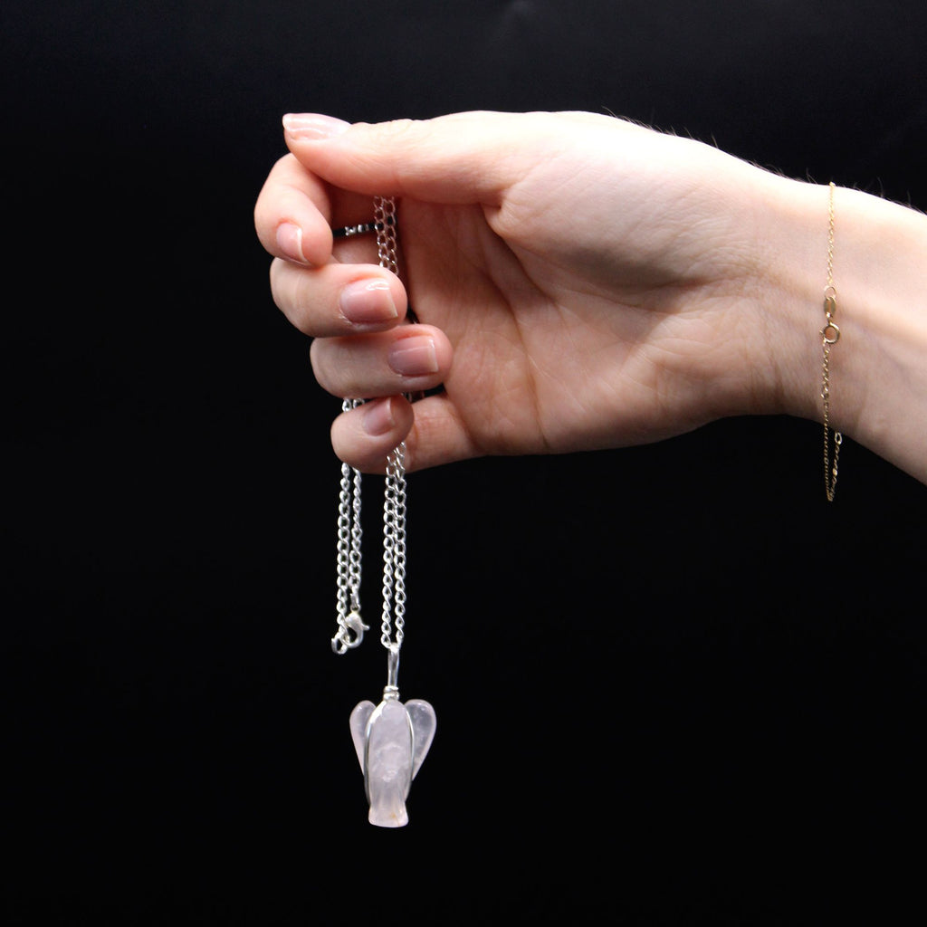 Pendentif Ange Gardien – Œil de Tigre