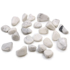 Sachet de 24 Petites Pierres Roulées – Howlite Blanche