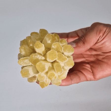 Cluster de Quartz Naturel – Quartz Doré Fantôme