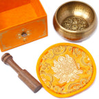 Coffret Bol Tibétain – Cinq Bouddhas – 10 cm