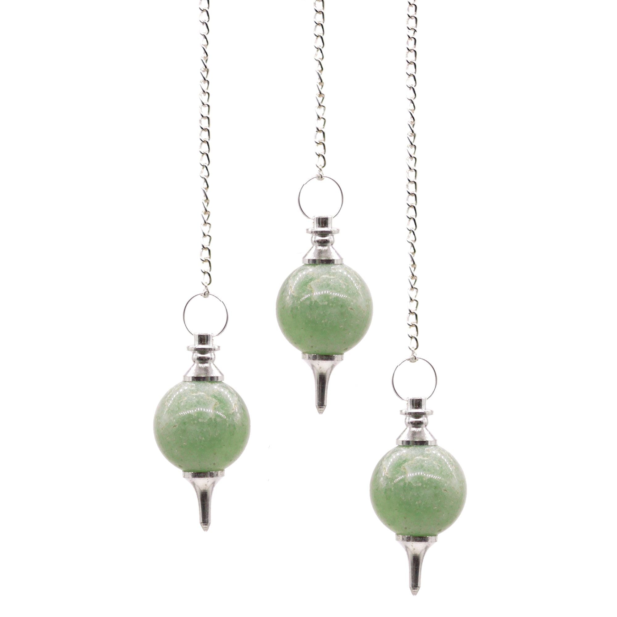 Pendule Sphère – Aventurine Verte