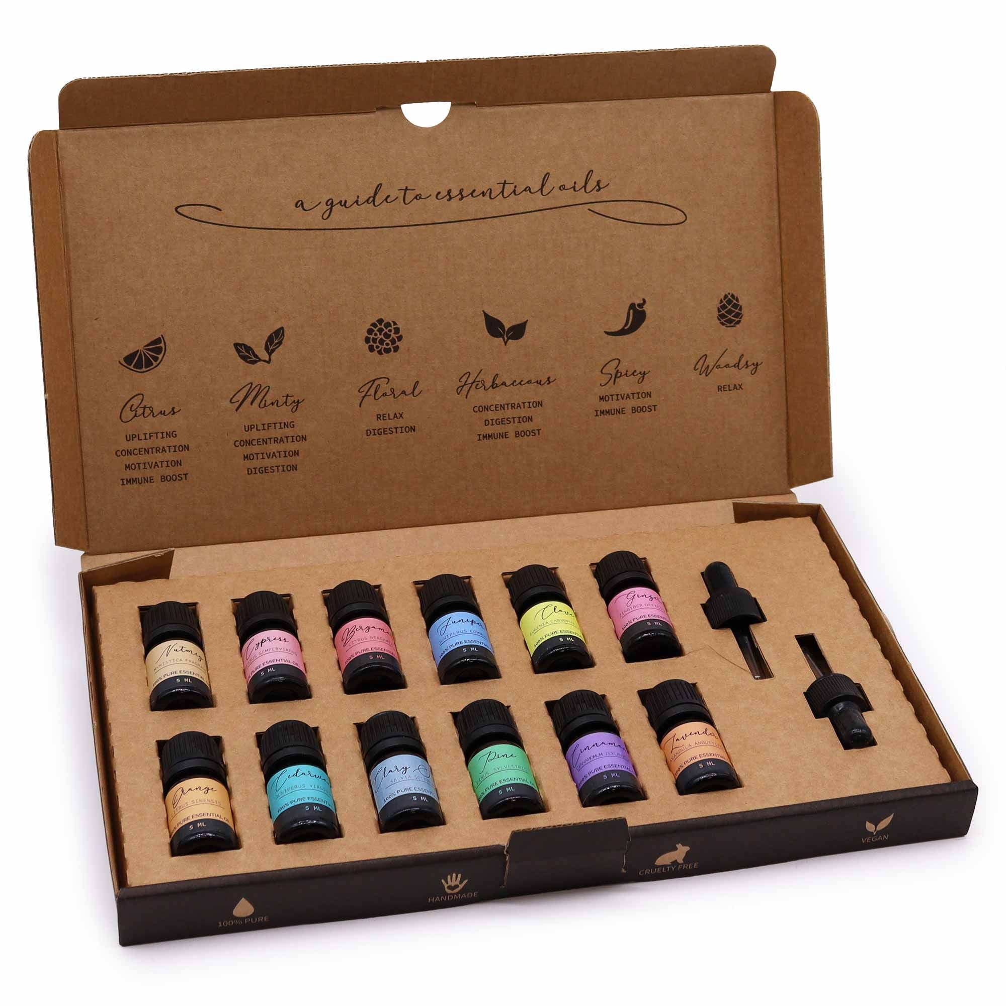 Coffret d’Huiles Essentielles – Automne Enchanté – 12 x 5 ml
