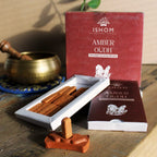 Set de 15 Briques d'Encens Naturel et Brûleur – Bois d'Ambre