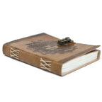 Carnet en Cuir – Homme Vert (Greenman) – 20×15 cm
