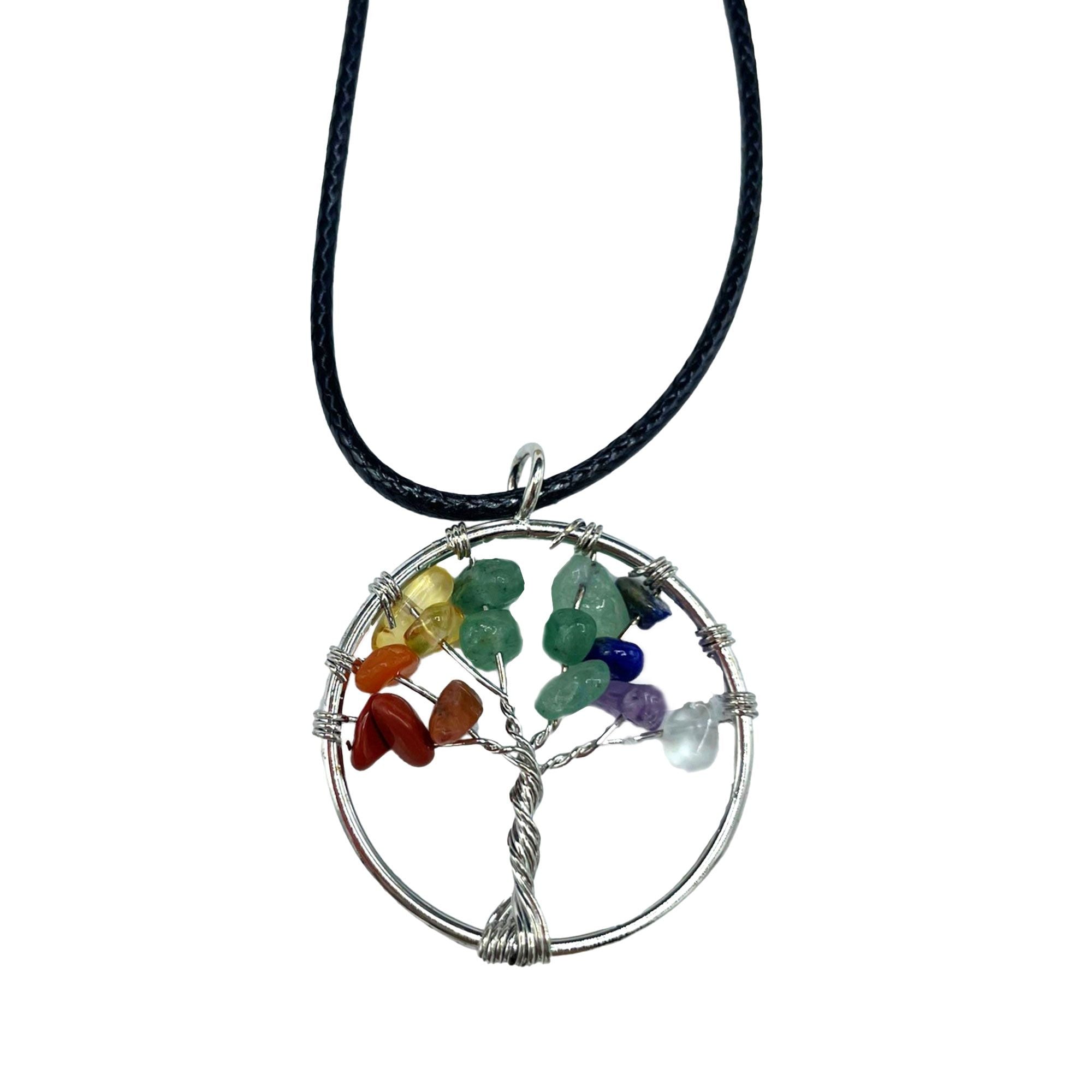 Collier Arbre de Vie – Pierres des 7 Chakras