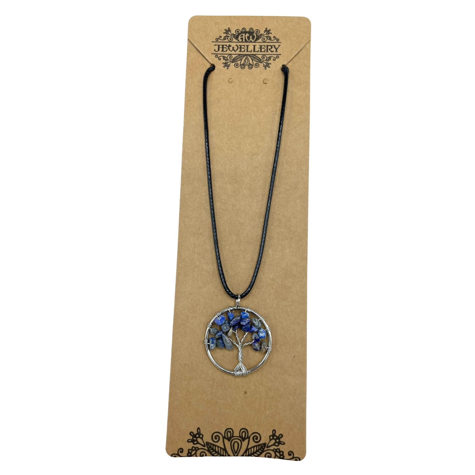 Collier Arbre de Vie – Feuillage de Sodalite