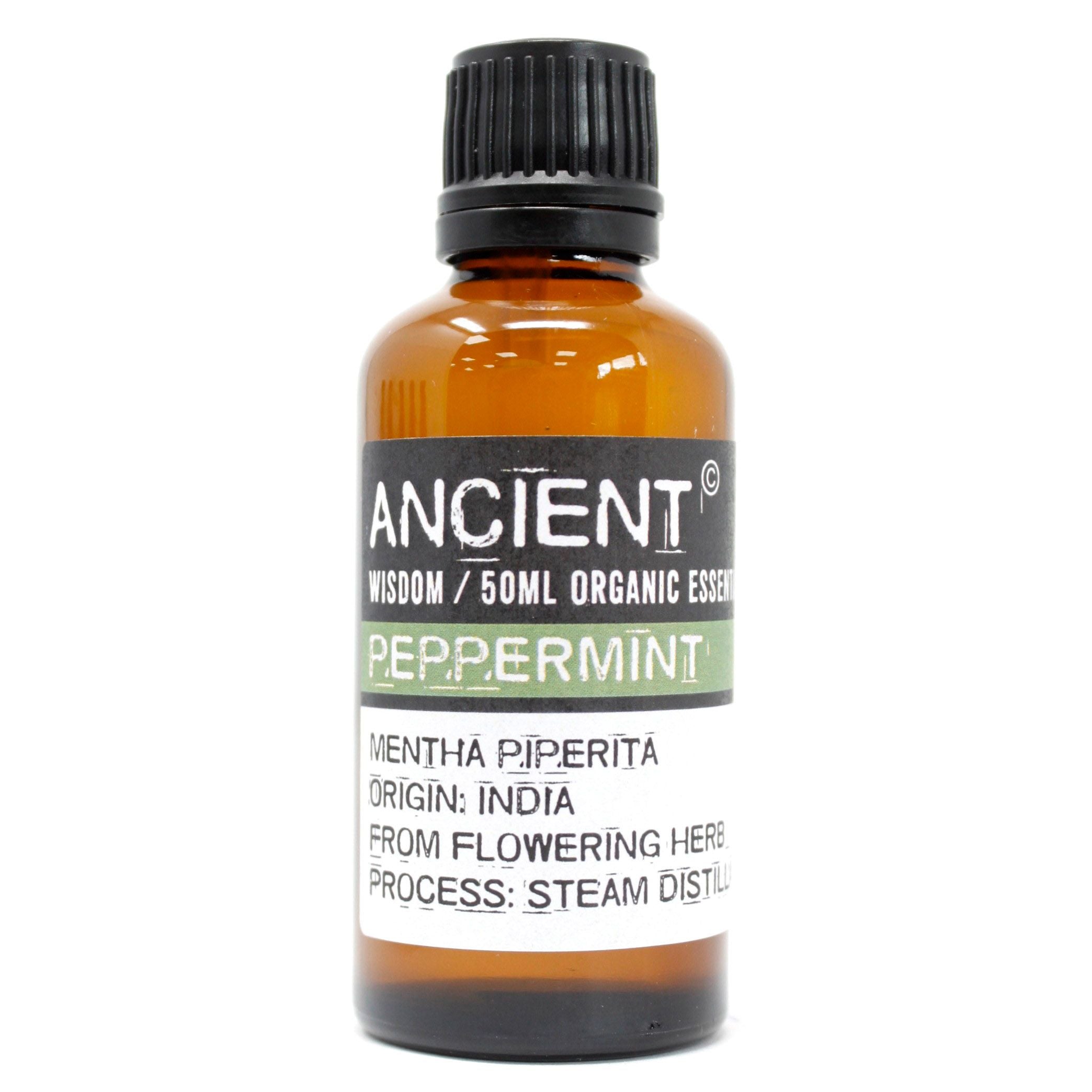 Huile Essentielle de Menthe Poivrée Bio – 50 ml