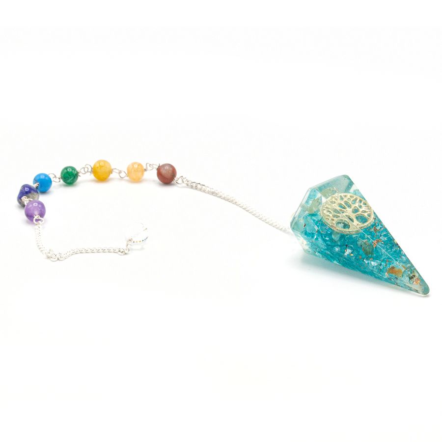 Pendule Orgonite Chakra – Arbre de Vie