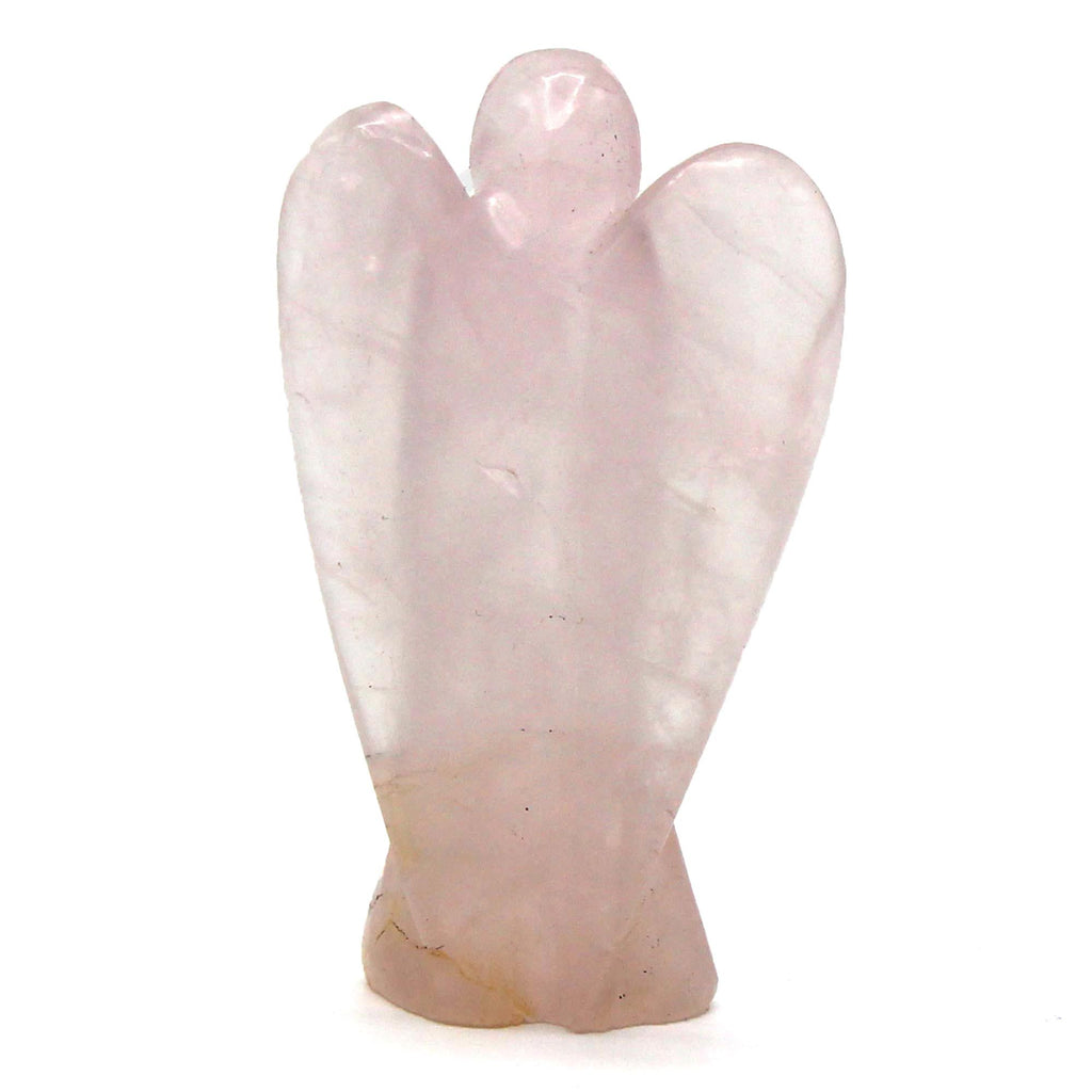 Ange en Gemme Sculpté – Quartz Rose