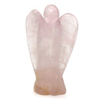 Ange en Gemme Sculpté – Quartz Rose