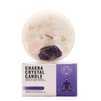 Bougie Cristal – Chakra Troisième Œil