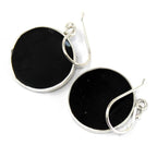 Boucles d'Oreilles Arbre de Vie en Argent 925 – Nacre Abalone – 15 mm