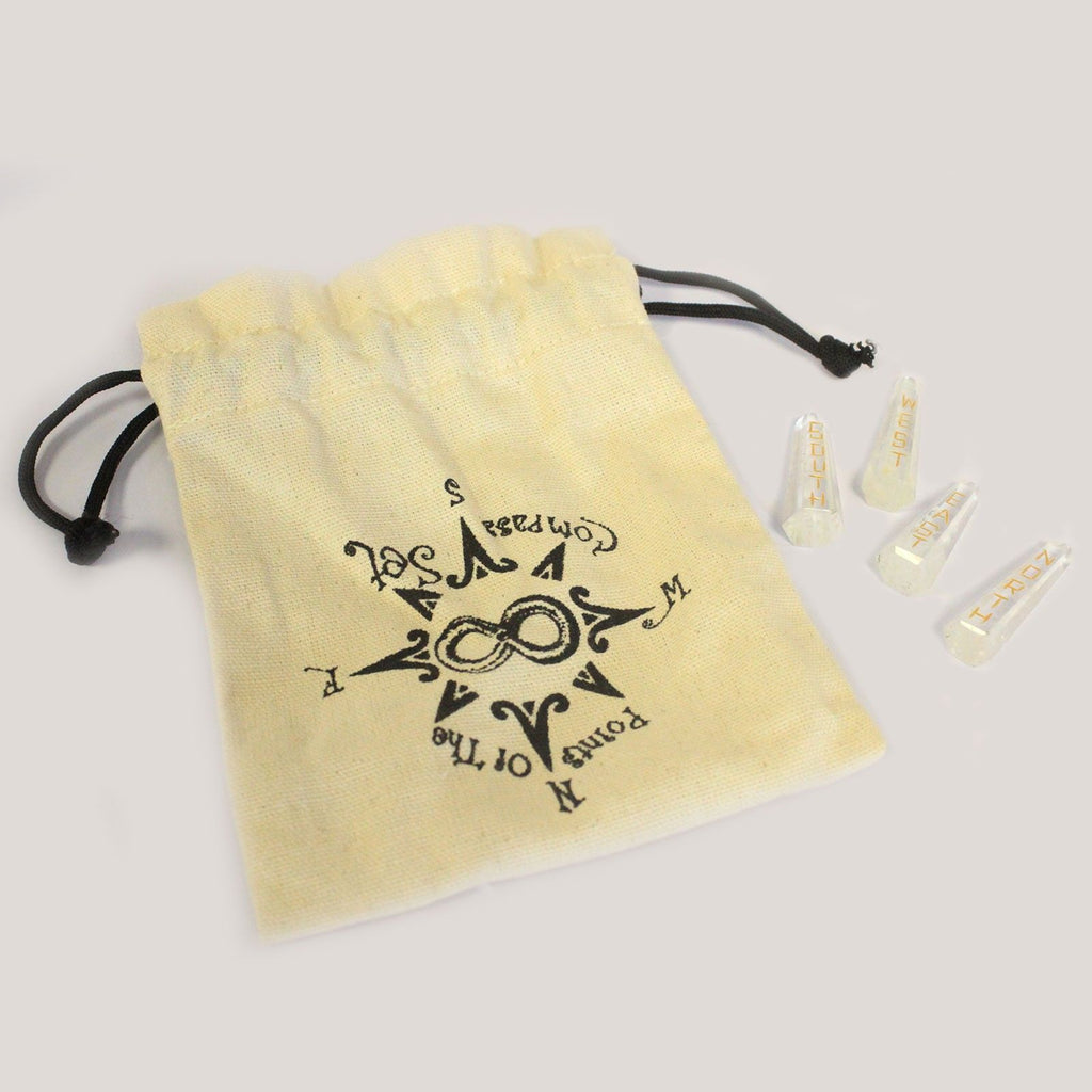 Set des Quatre Directions – Quartz Clair