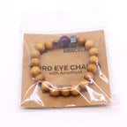 Bracelet Chakra du Troisième Œil – Cèdre & Améthyste
