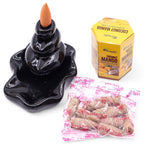 Encens Backflow Masala – Noix de Coco & Mangue (10 cônes)