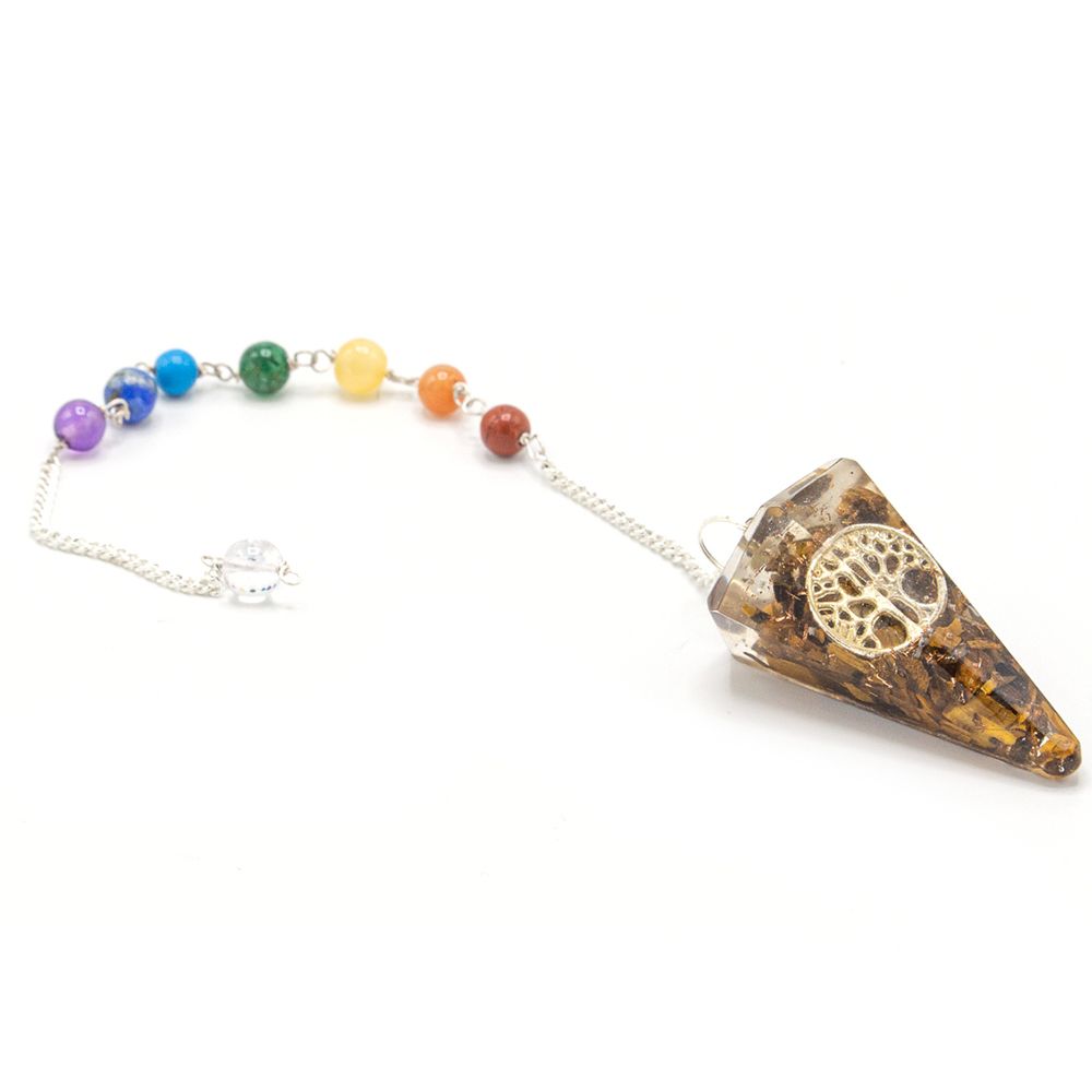Pendule Orgonite Chakra – Arbre de Vie