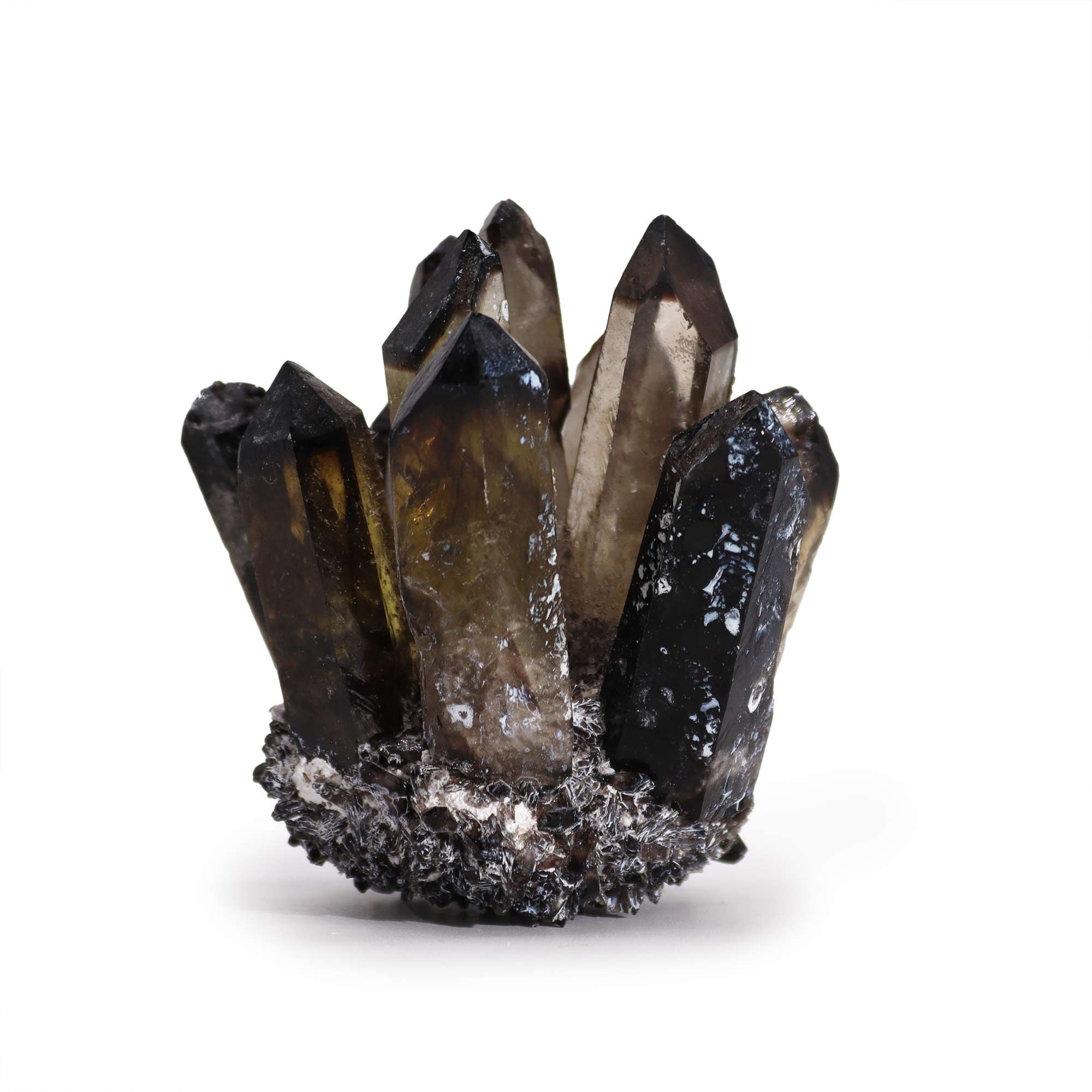 Cluster de Quartz Naturel – Quartz Fumé