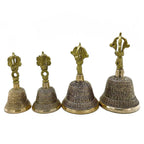 Cymbales Tingsha Tibétaines – Format Moyen – 6×11,5 cm
