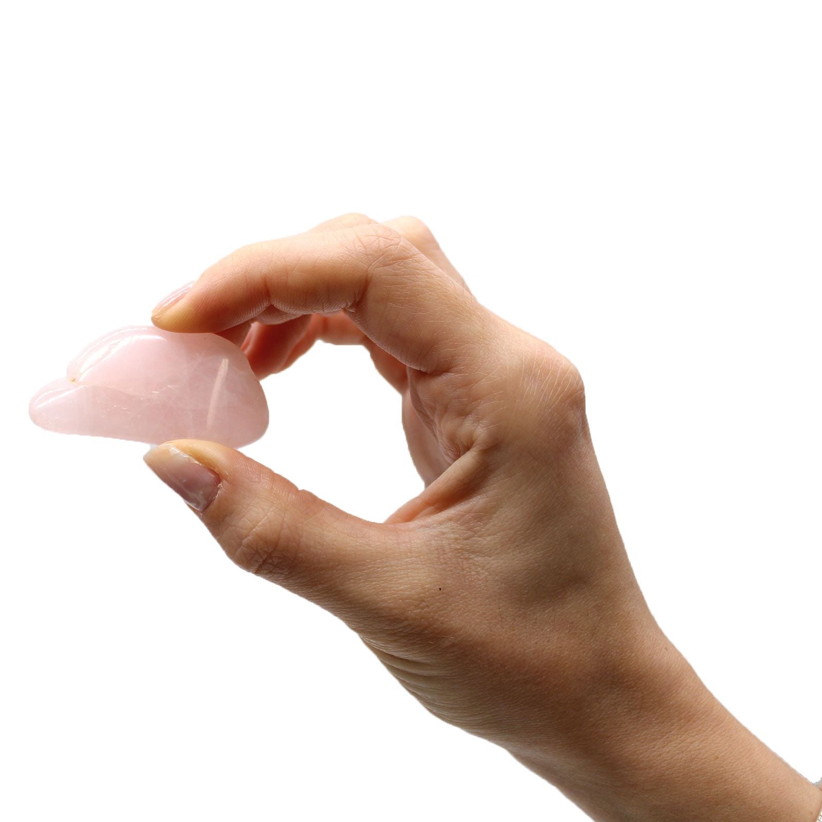 Sachet de 24 Grosses Pierres Roulées – Quartz Rose