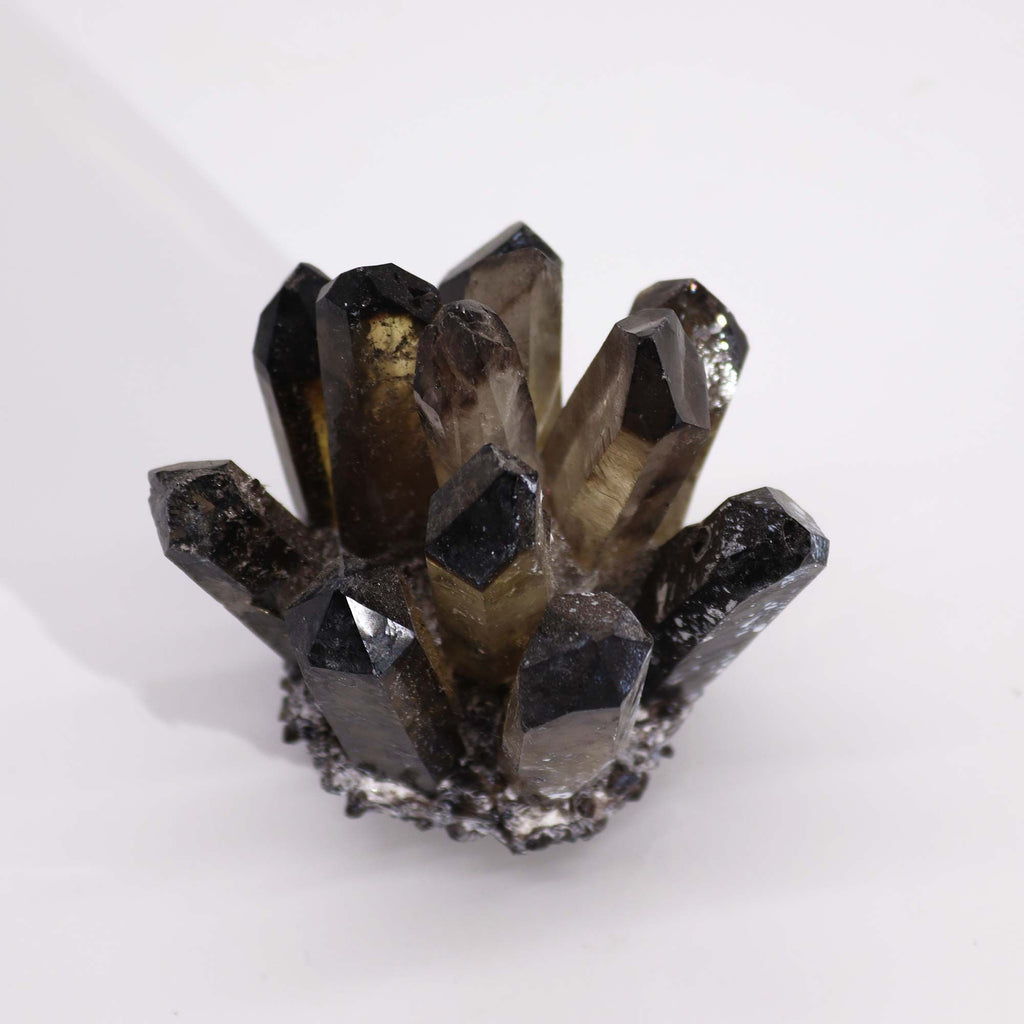Cluster de Quartz Naturel – Quartz Fumé