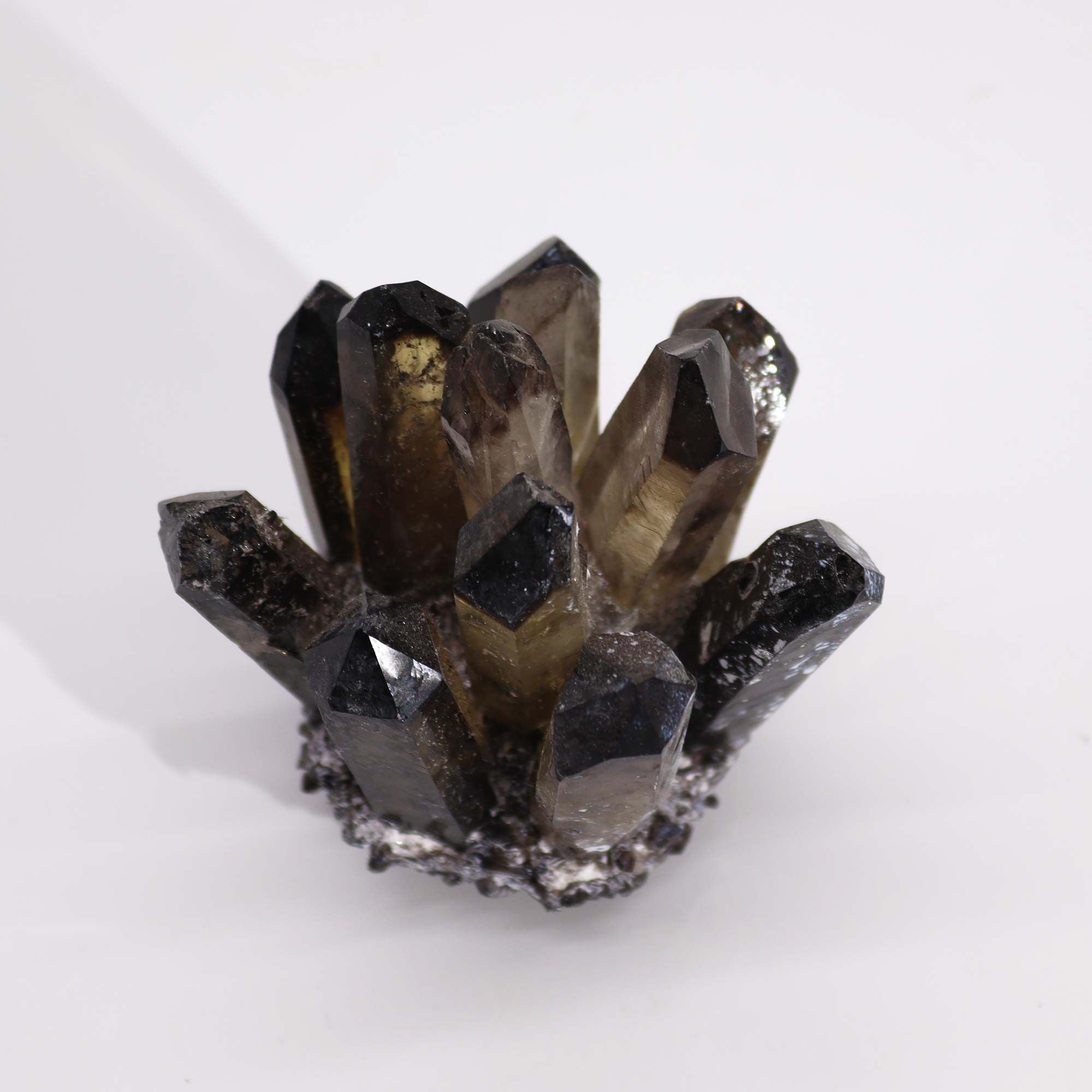 Cluster de Quartz Naturel – Quartz Fumé