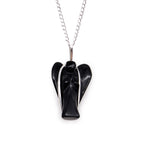 Pendentif Ange Gardien – Agate Noire