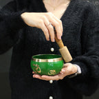 Coffret Bol Tibétain – Bouddha Doré – 10,7 cm