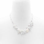 Collier Longstone Gem – Jaspe Blanc