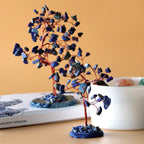 Arbre de Gemmes – Sodalite sur base en Agate Bleue