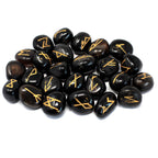 Runes Indiennes en Pochette – Onyx Noir