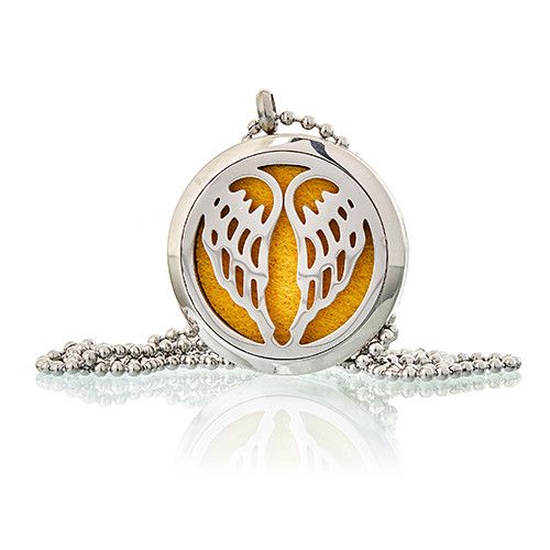 Collier Diffuseur d’Aromathérapie – Ailes d’Ange – 30 mm