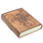 Carnet en Cuir – Dragon Gravé – 20×15 cm