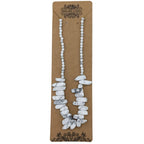Collier Longstone Gem – Jaspe Blanc